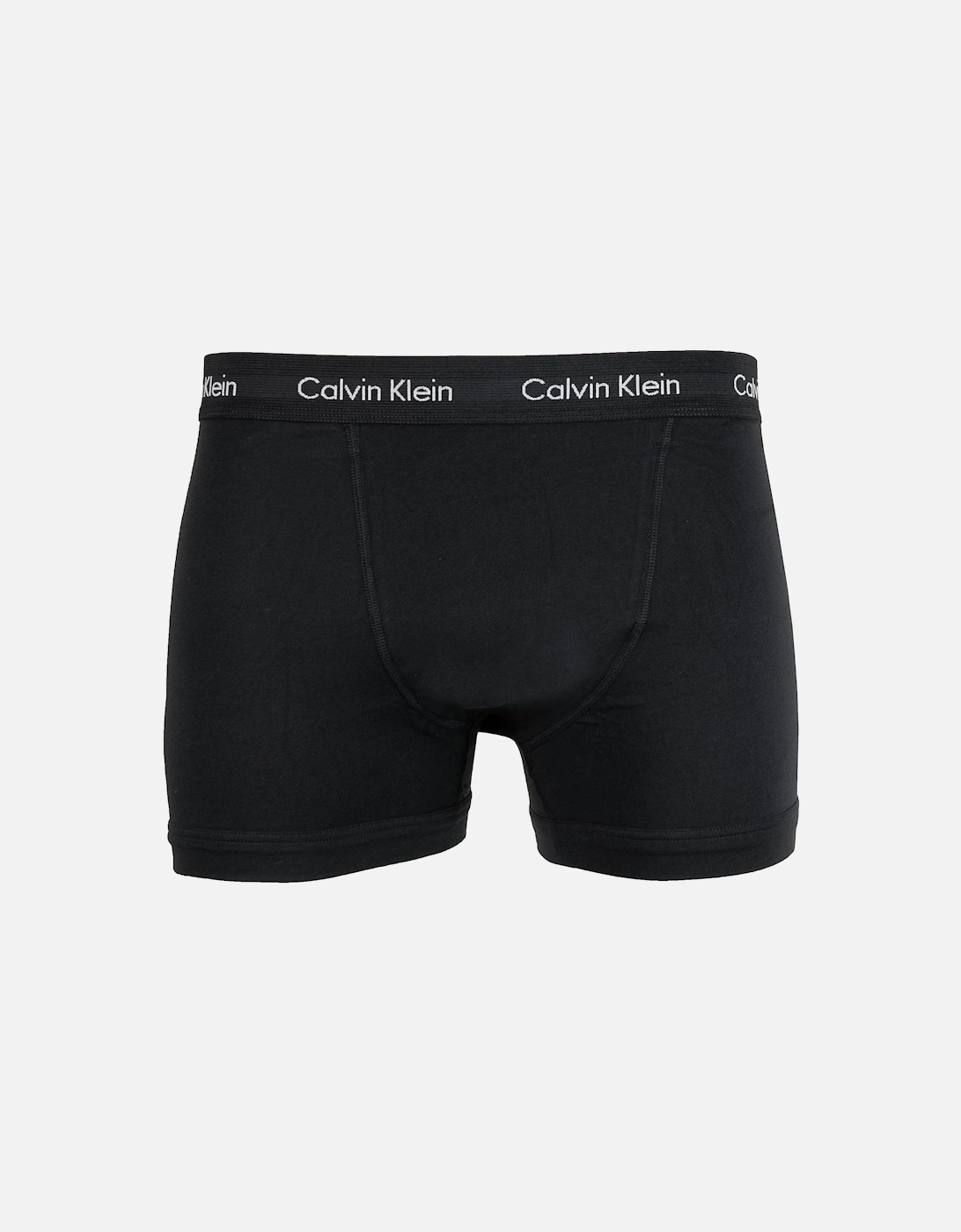 Mens 3 Pack Contrast Band Boxers (Black)