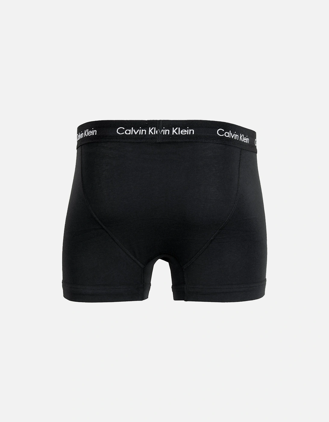 Mens 3 Pack Contrast Band Boxers (Black)