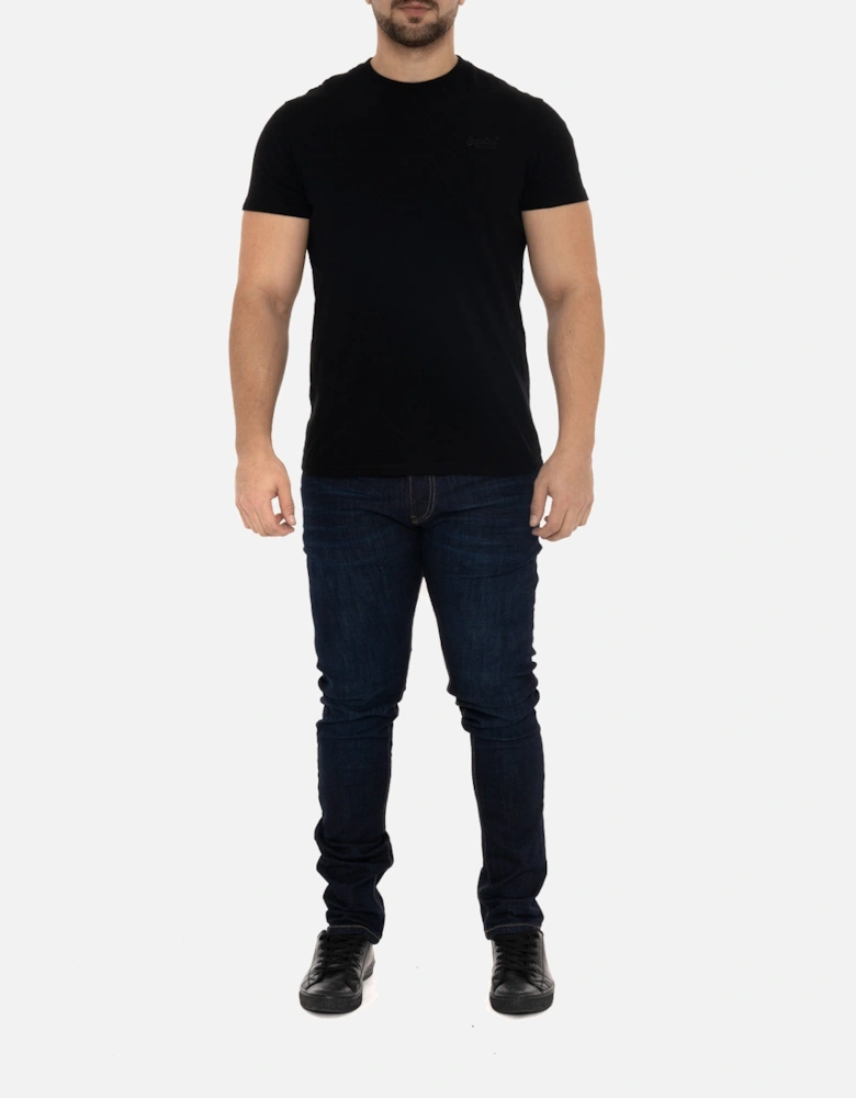 Mens D-Luster Slim Fit Jeans (Dark Blue)