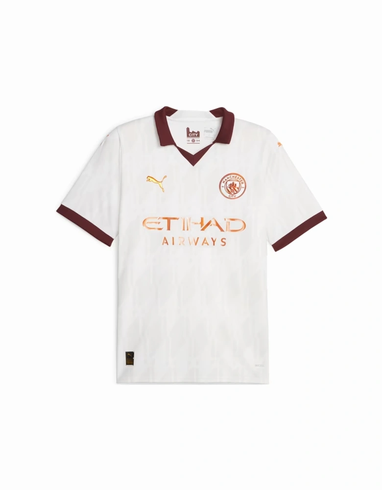 Mens Manchester City Away Shirt 2023/24 (White)