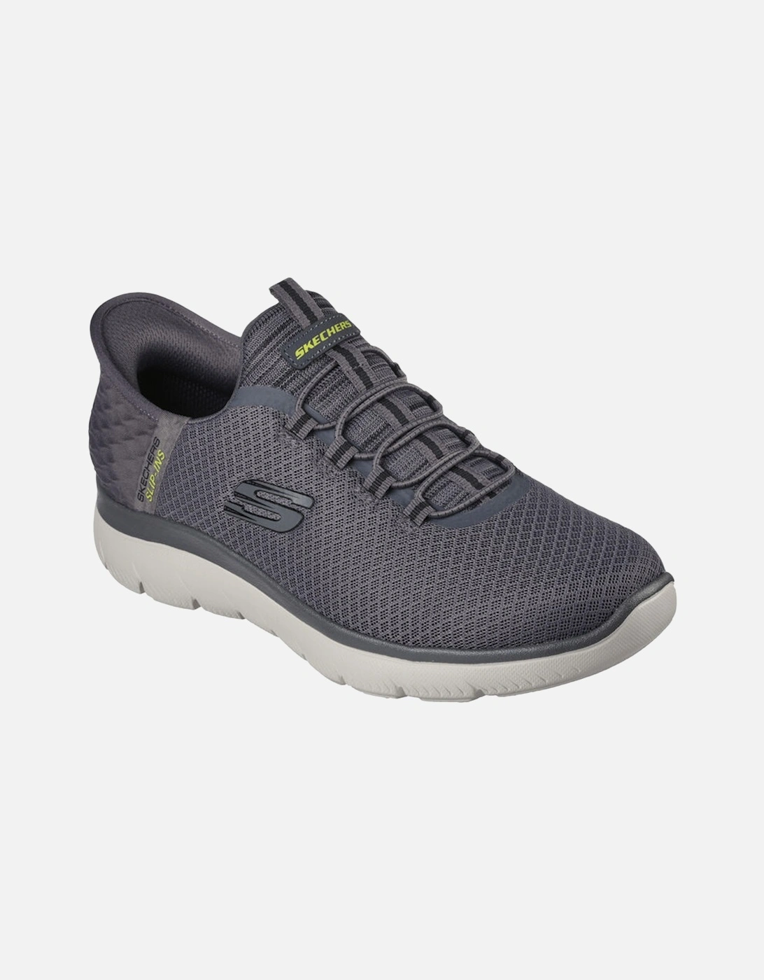 Mens Summits High Range Slip-In Trainers (Charcoal)