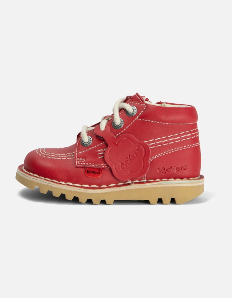 Juniors Hi Vegan Boots (Red)