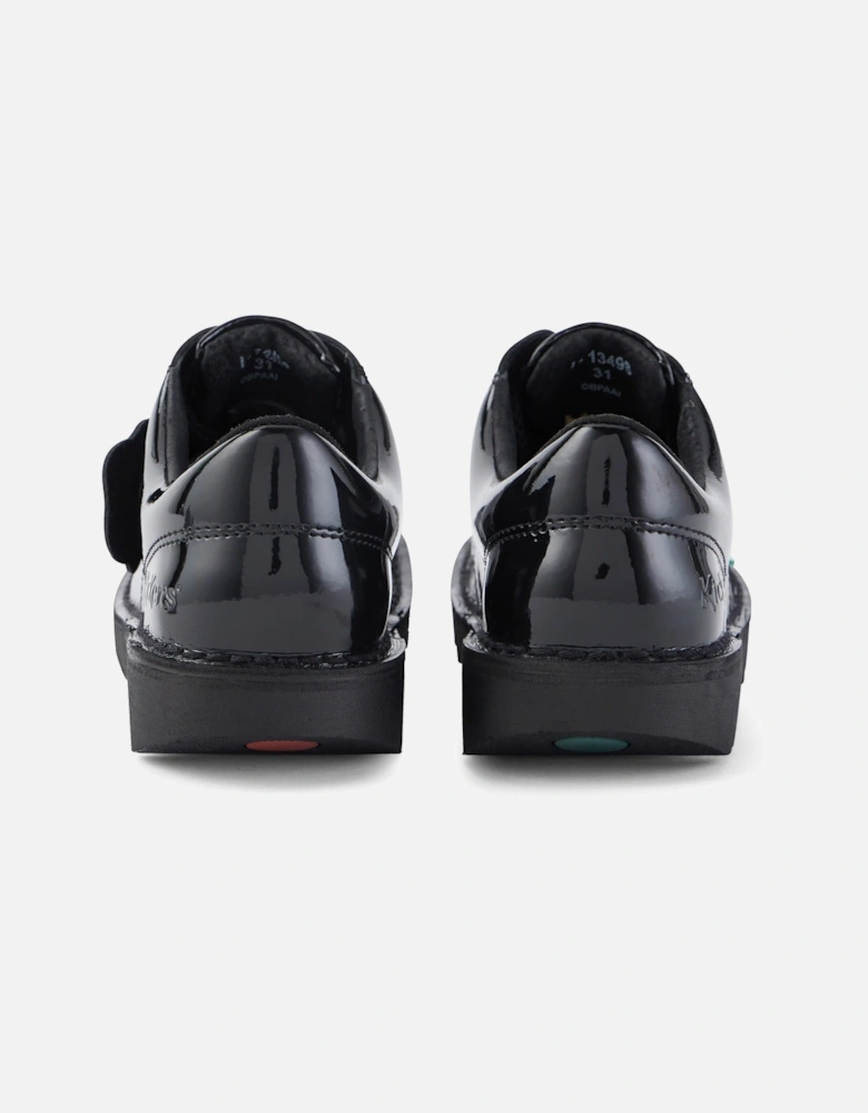 Juniors Kick Lo Classic Patent Shoes (Black)