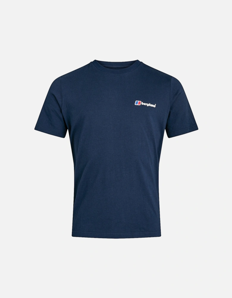 Mens Organic Classic Logo T-Shirt (Navy)