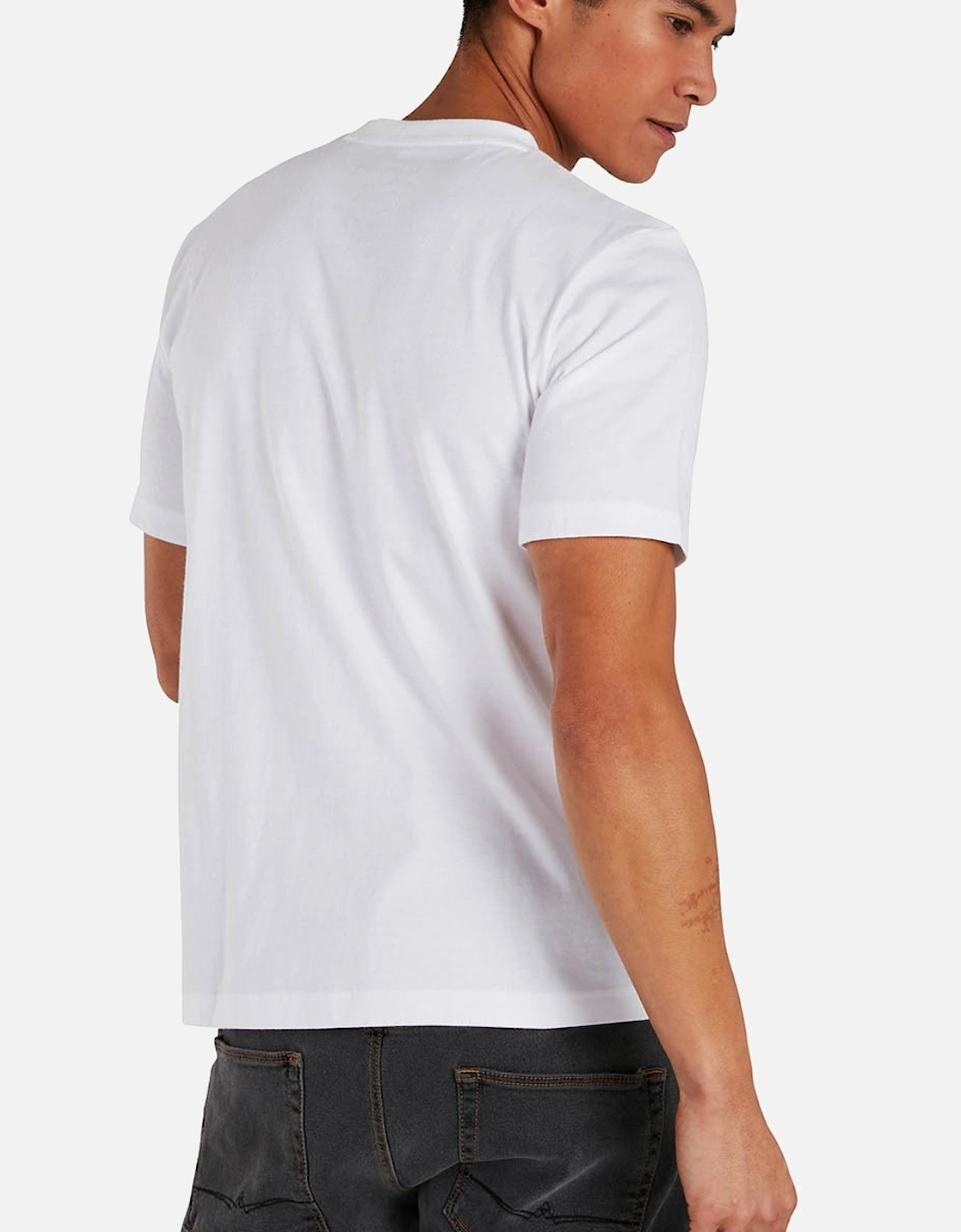 Mens Organic Classic Logo T-Shirt (White)