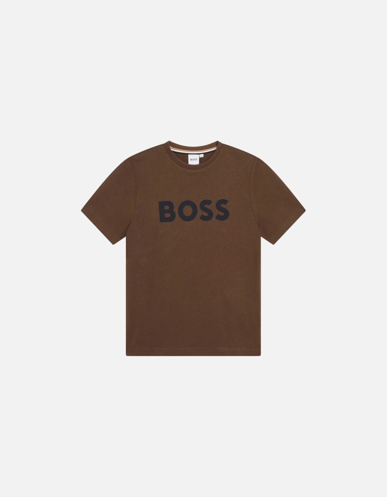 Youths Essential T-Shirt (Brown)