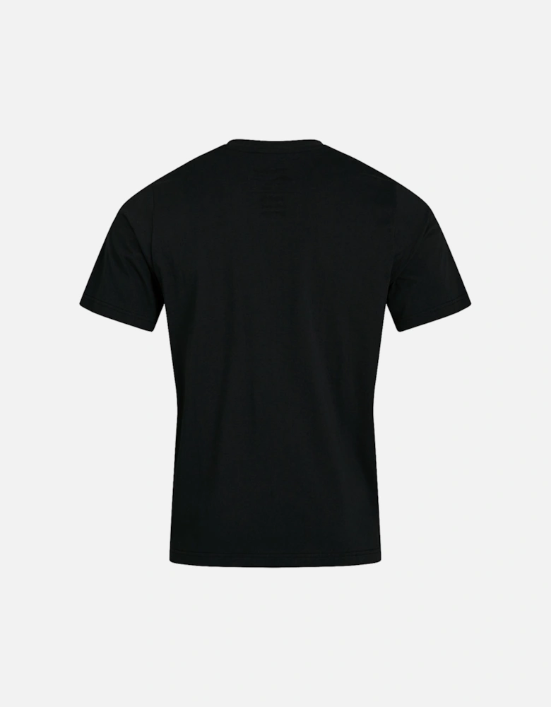 Mens Organic Big Logo T-Shirt (Black)