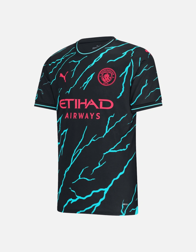 Mens Manchester City Third Shirt 2023/24 (Black)