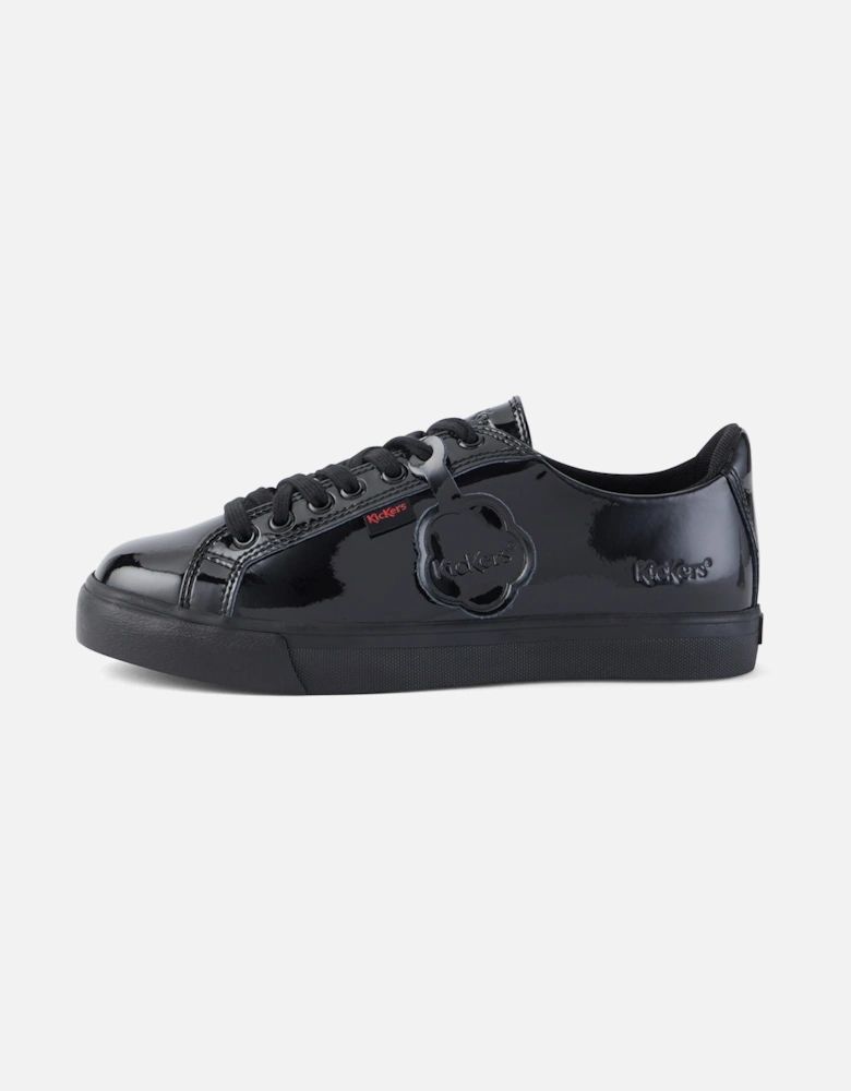 Womens Tovni Lacer Patent Leather AF Shoes (Black)