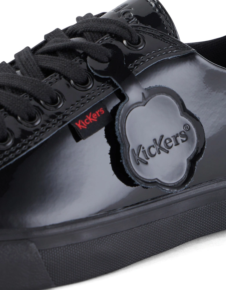 Womens Tovni Lacer Patent Leather AF Shoes (Black)