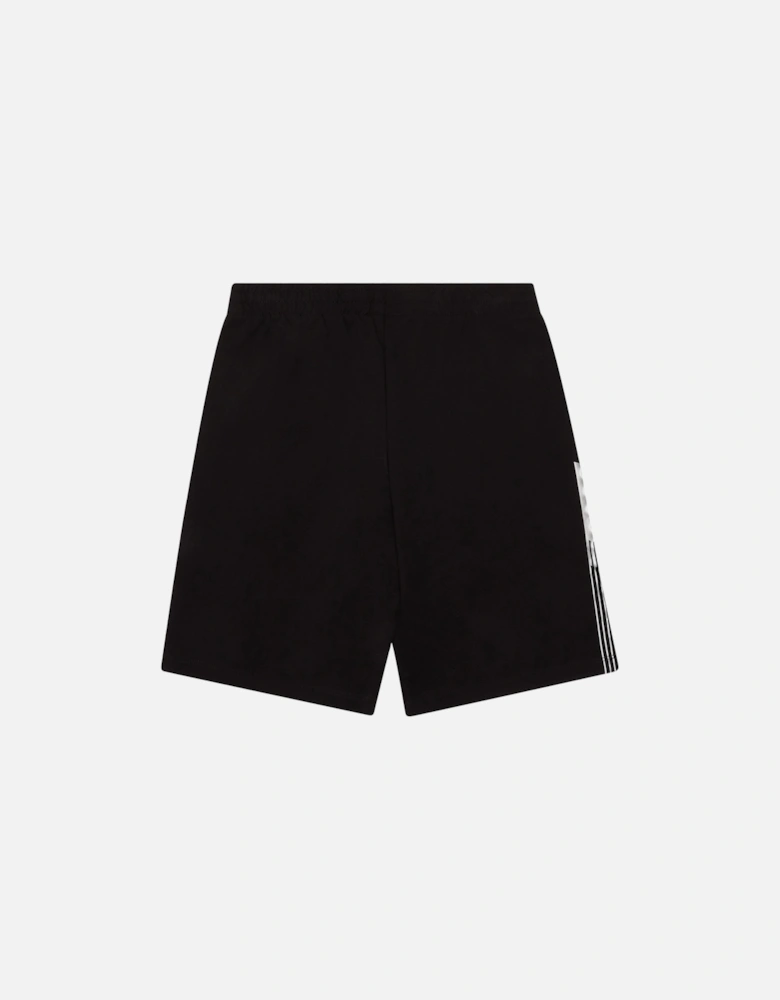 Youths Side Stripe Bermuda Shorts (Black)