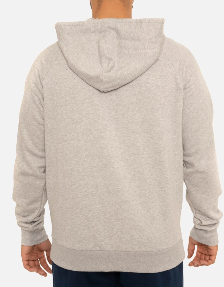 Mens Rival Big Logo Fleece Hoodie (Light Grey)