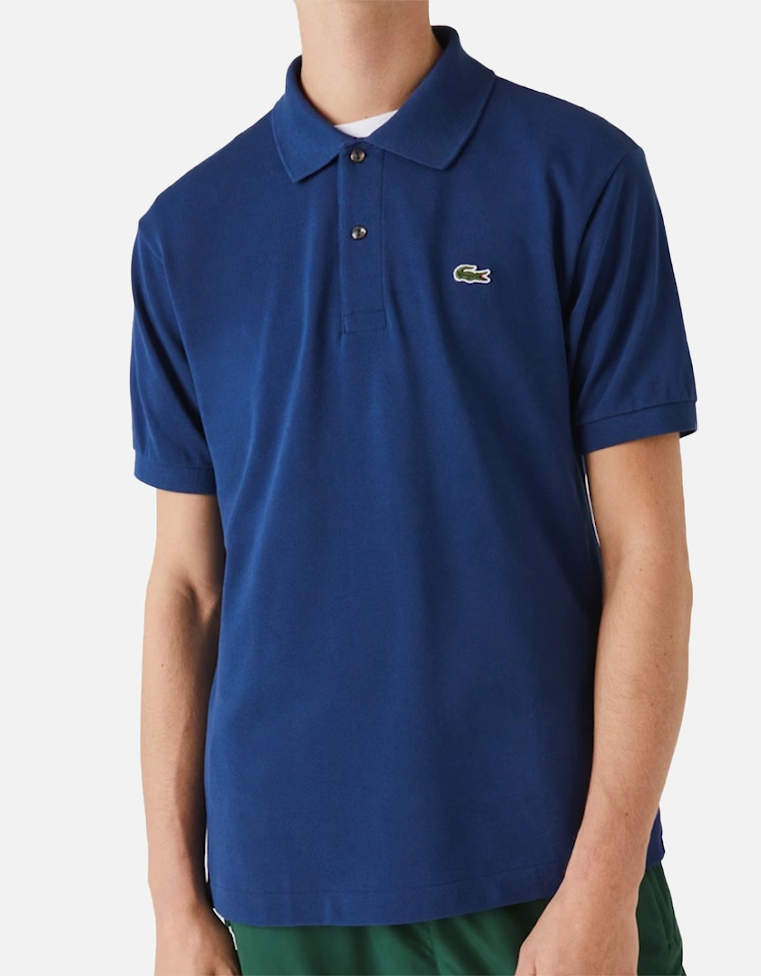 Mens Short Sleeve Polo Shirt (Azure)