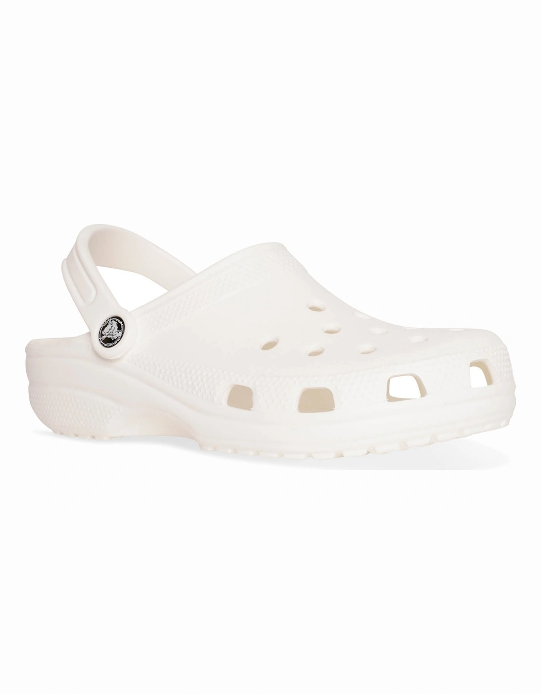 Womens Classic Clog Sandals (White), 4 of 3