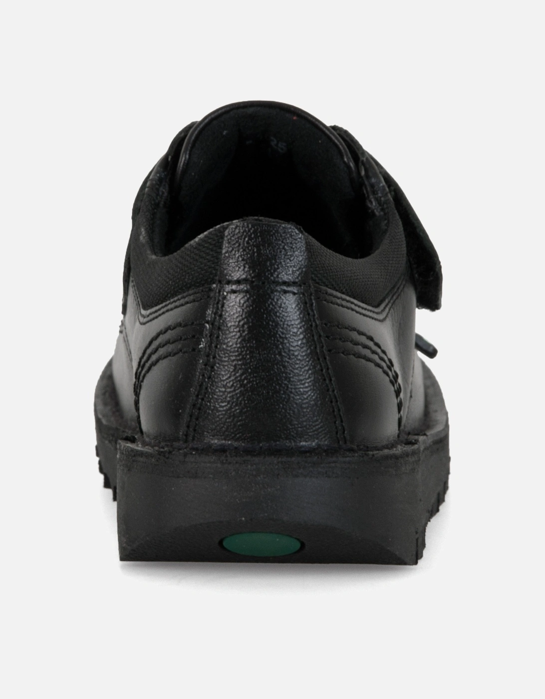 Juniors Scuff Lo Leather Shoes (Black)