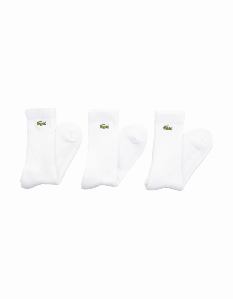 Sport Mens 3pkt Socks (White)