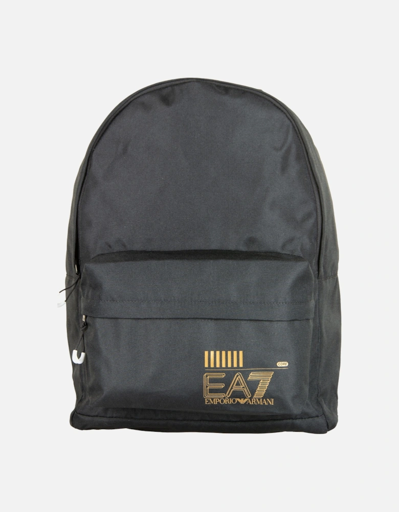 Mens Train Core Backpack (Black/Gold)