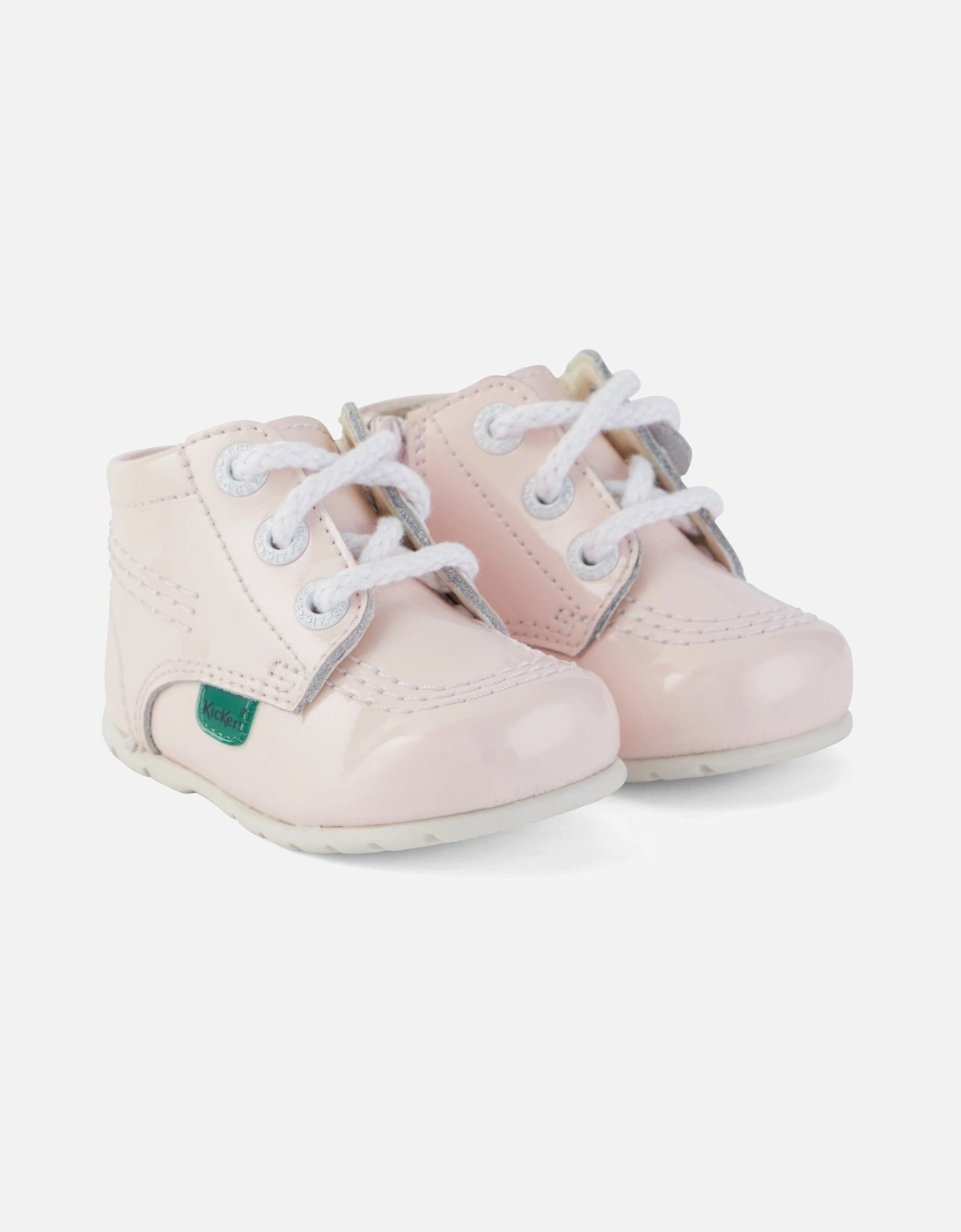 Baby Kick Hi Patent Boot (Pink), 7 of 6
