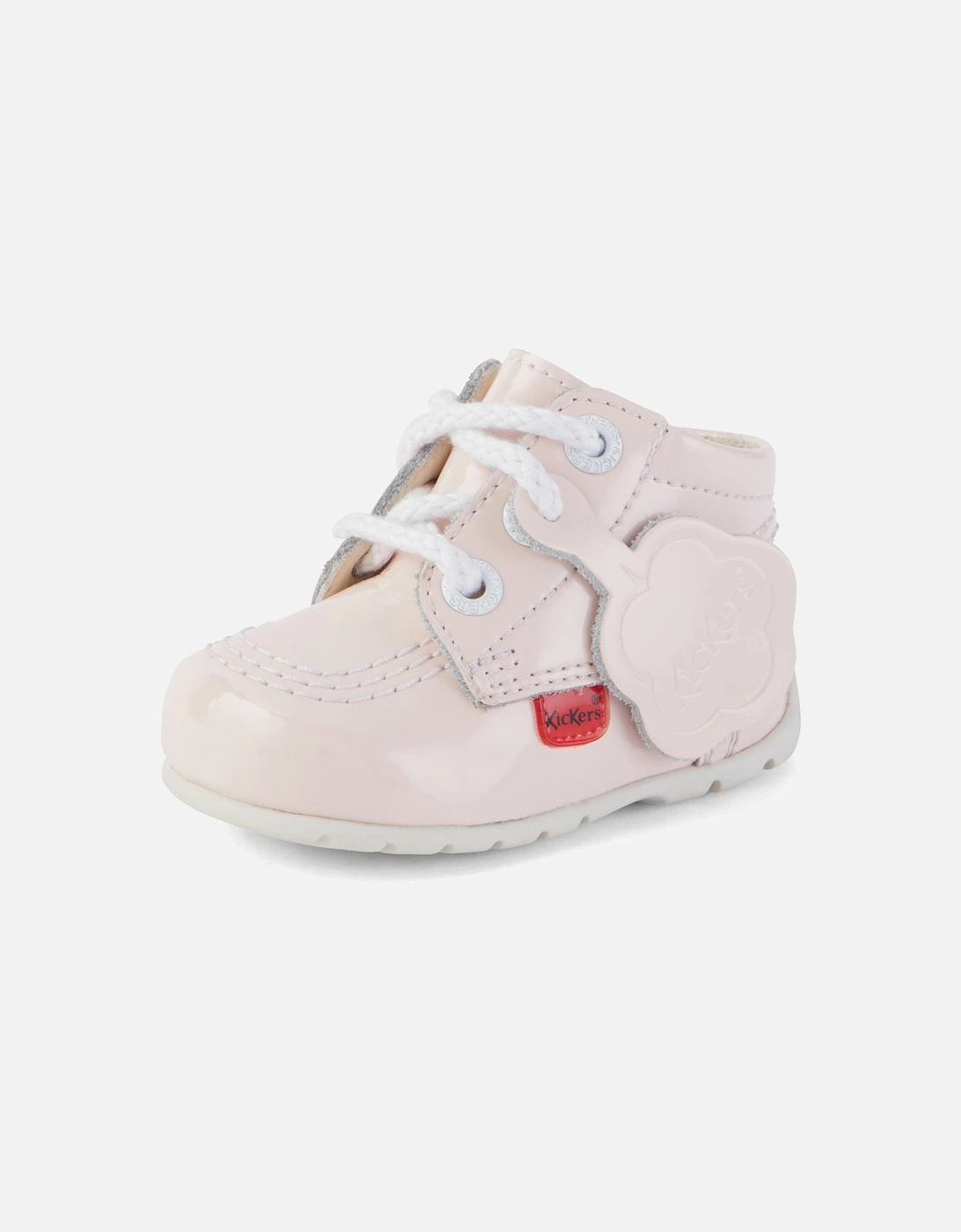 Baby Kick Hi Patent Boot (Pink)