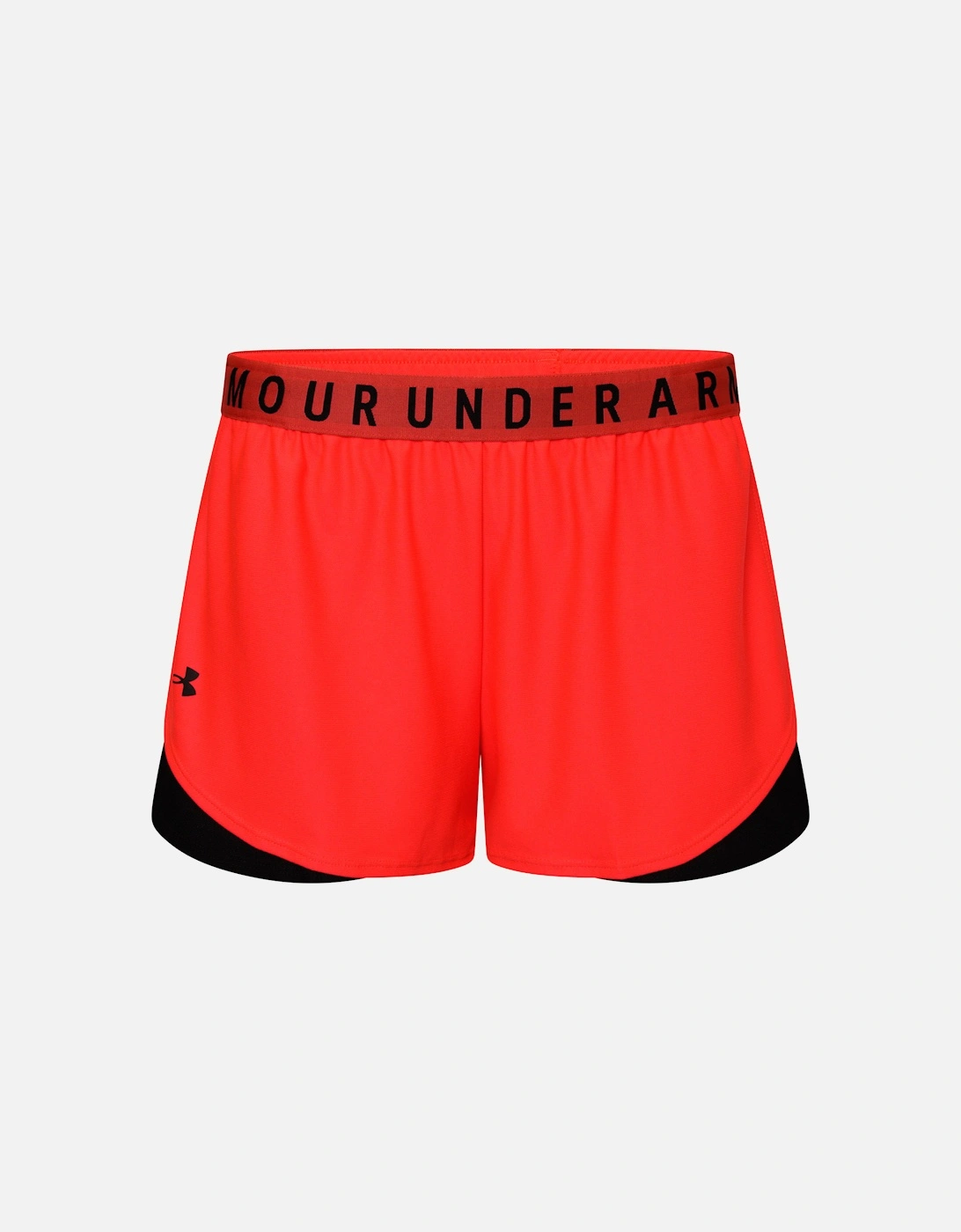 Womens Play Up Shorts 3.0 (Red), 5 of 4