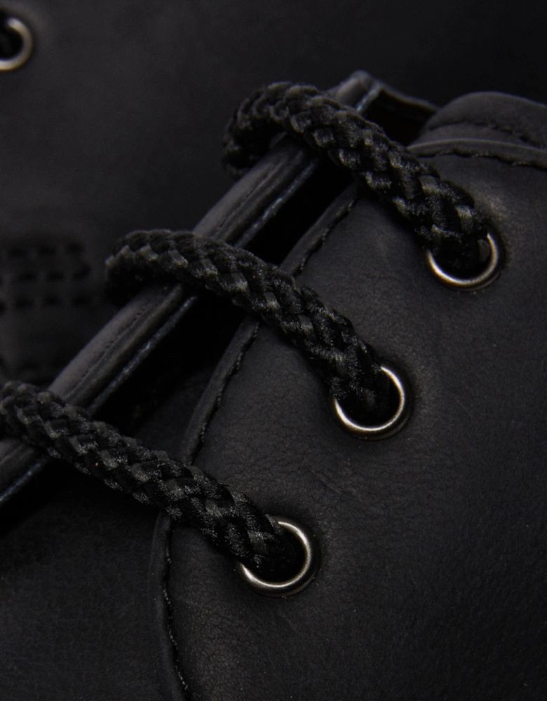 Mens 1461 Wax Leather Shoe (Black)