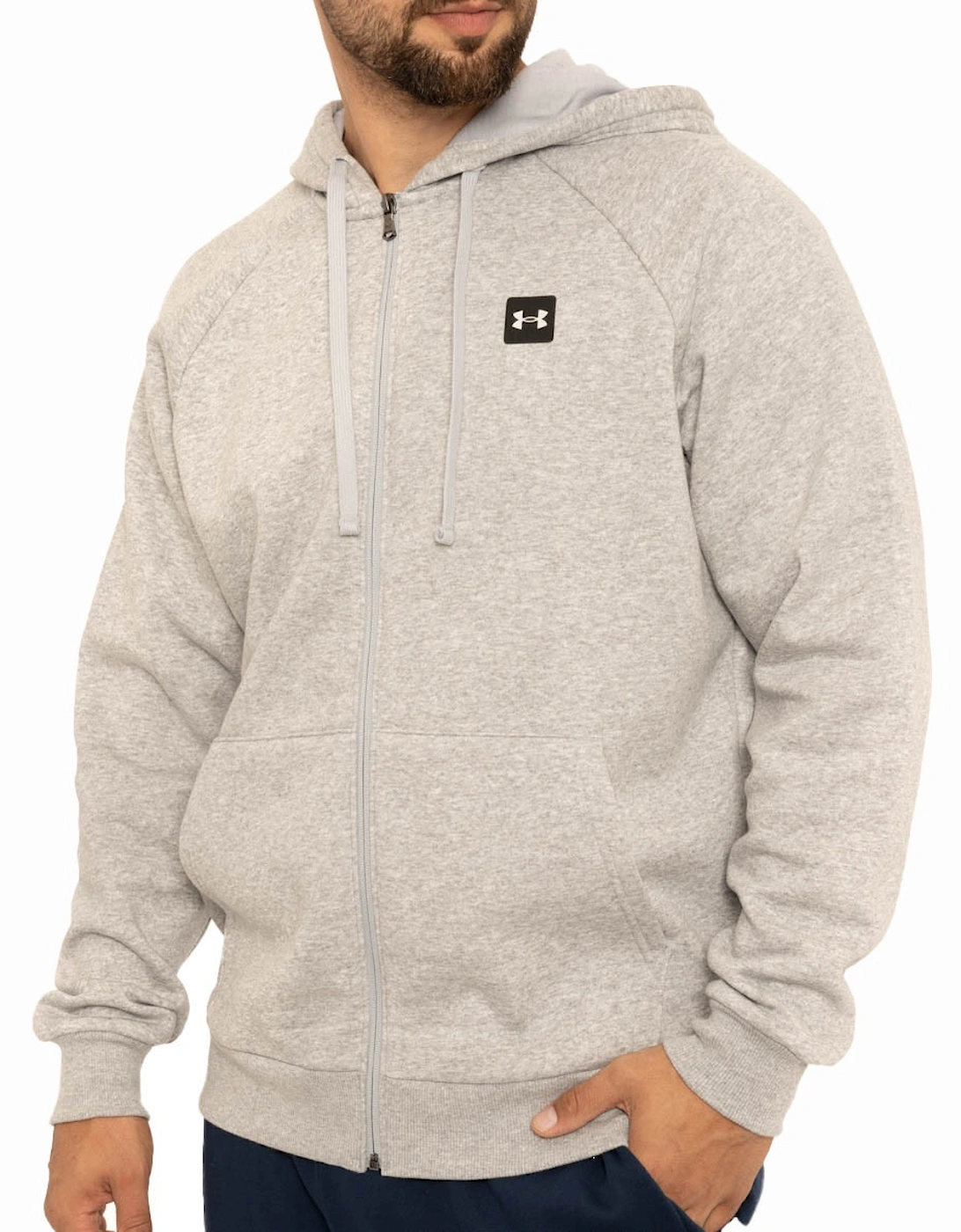 Mens Rival FZ Hoodie (Grey)