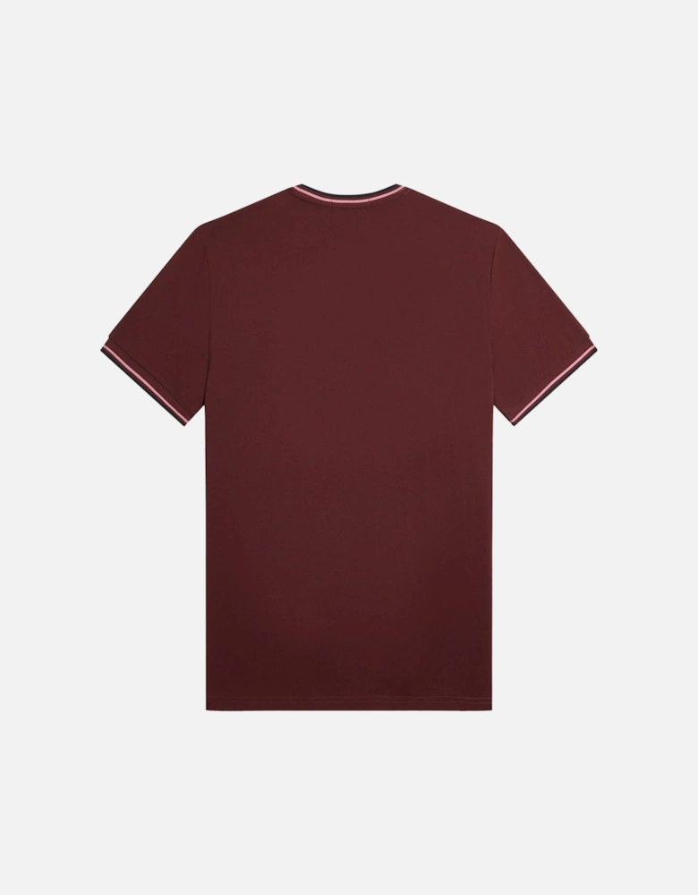 Mens Twin Tipped T-Shirt (Oxblood)
