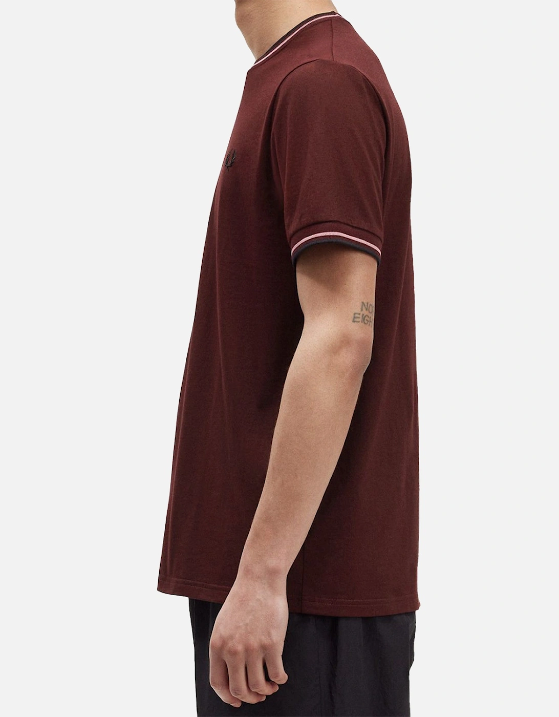 Mens Twin Tipped T-Shirt (Oxblood)