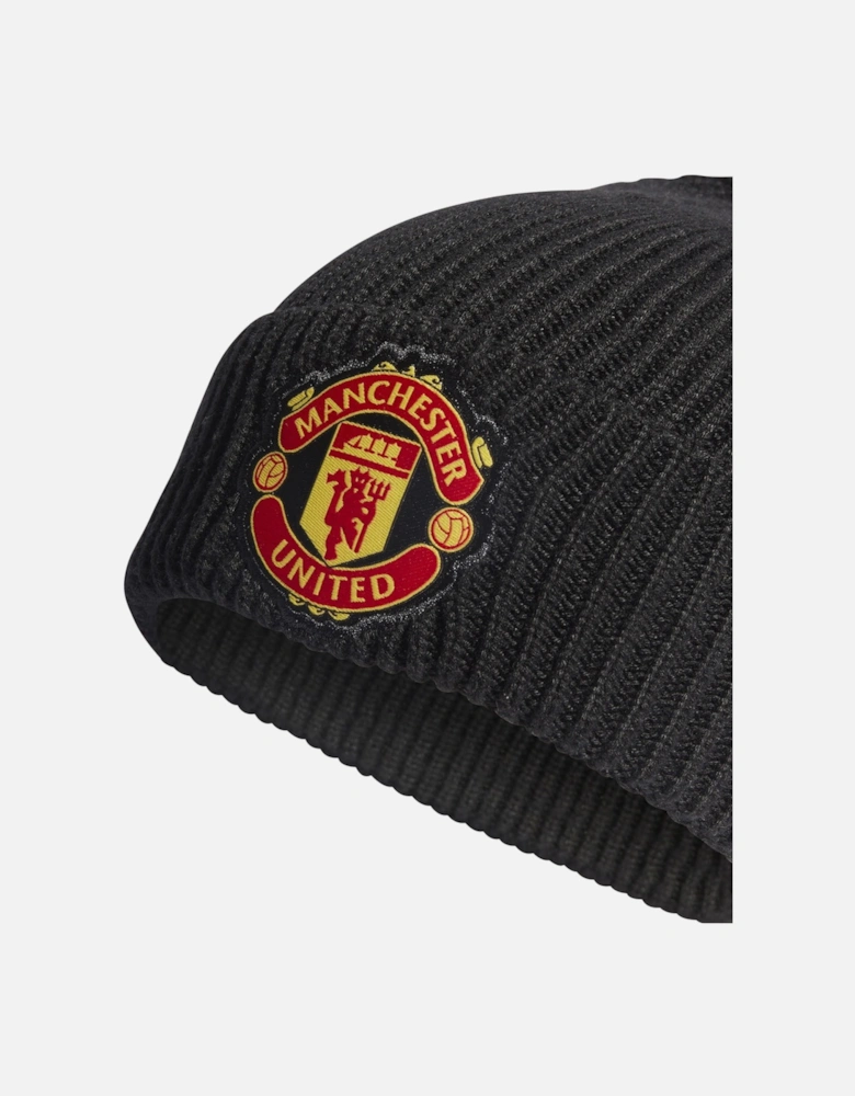 Mens Manchester United Beanie 23/24 (Black)