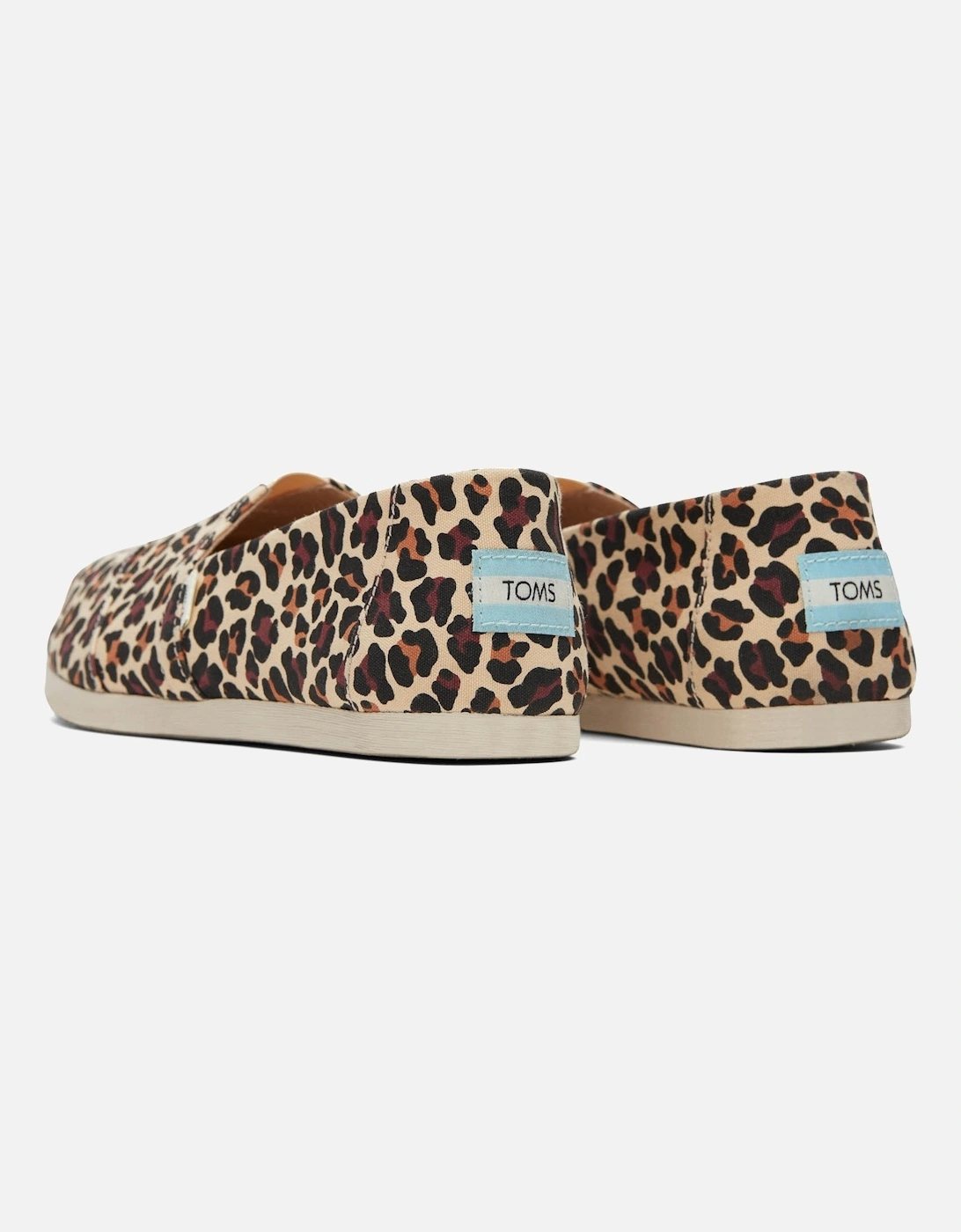 Womens Classic Leopard Slip-On Shoes (Beige)
