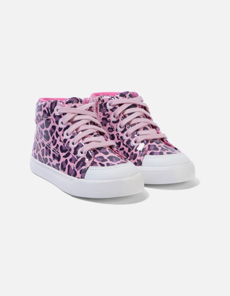 Infants Tovni Hi Leopard Boots (Pink)