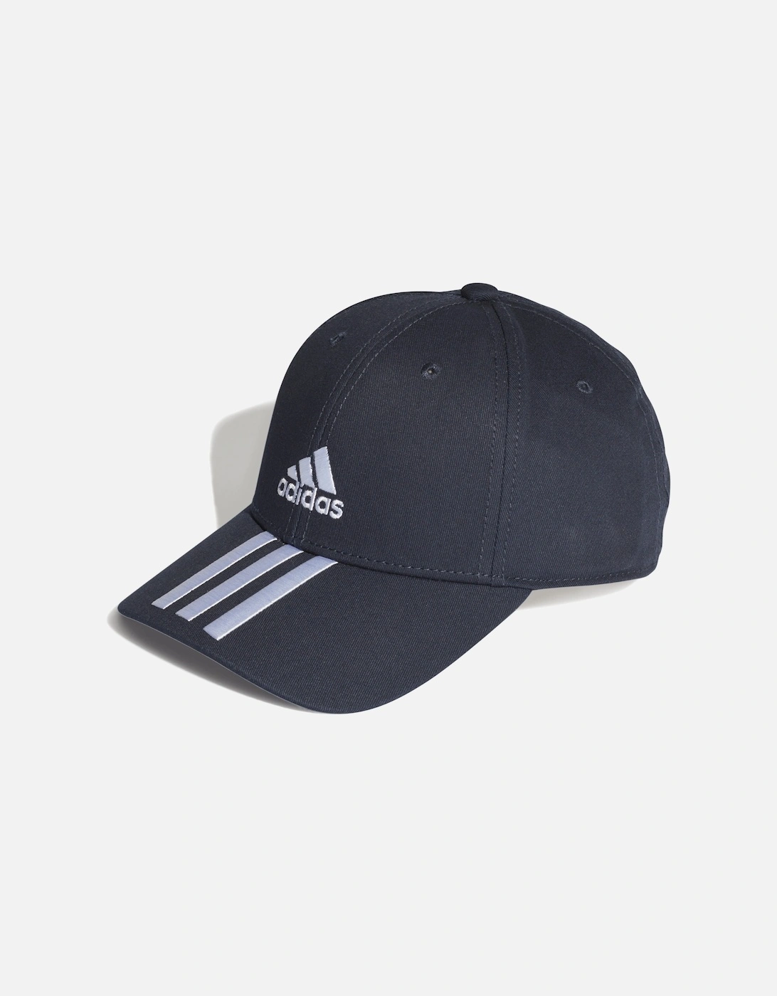 Unisex 3-Stripes Twill Baseball Cap (Navy), 5 of 4