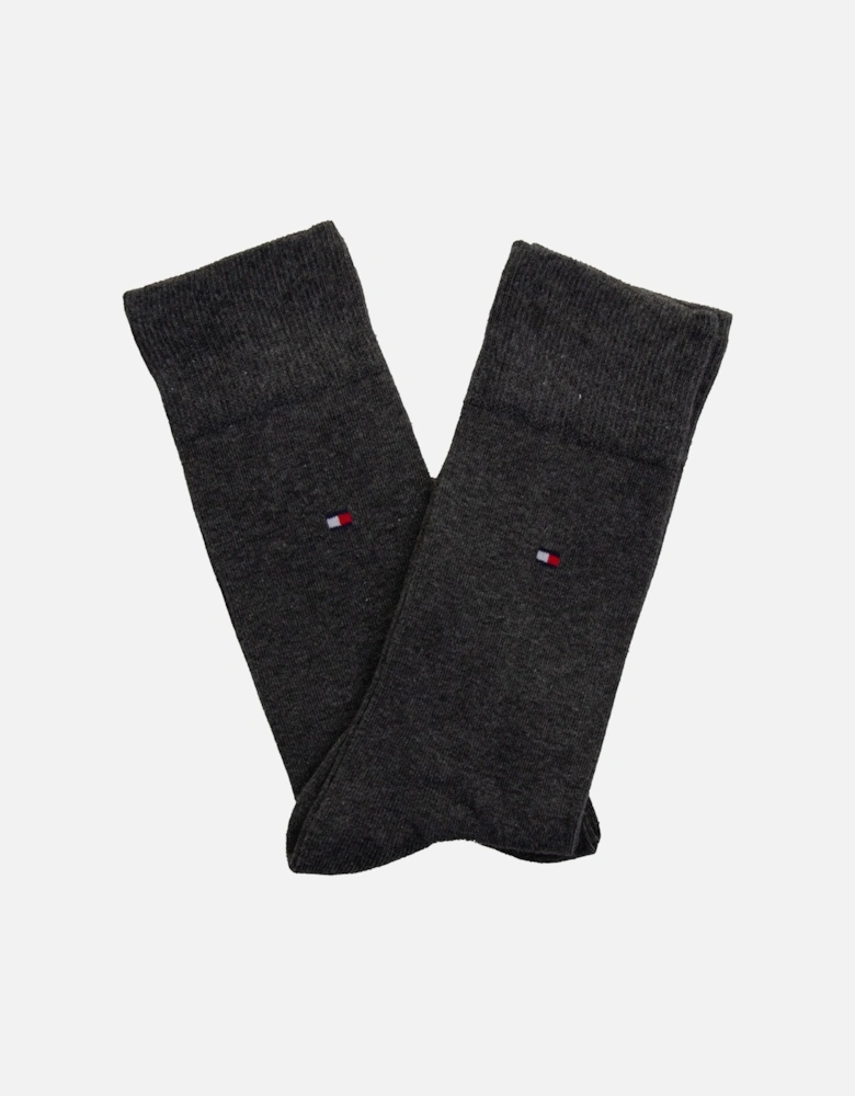 Mens 2pkt Classic Socks (Anthracite)