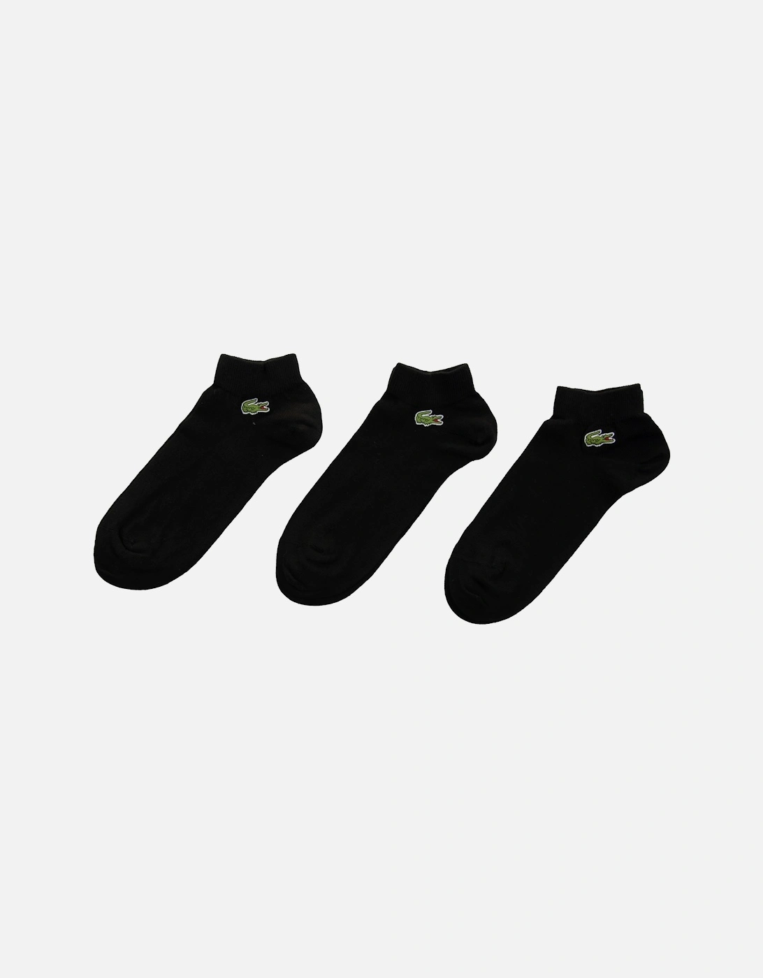 Mens 3pkt No Show Socks (Black), 2 of 1