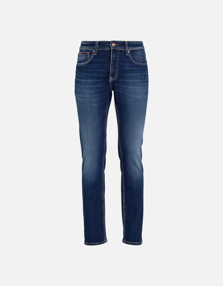 Mens Scanton Slim FIt Jeans (Dark Blue)