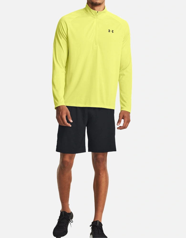 Mens 2.0 1/2 Zip Sweatshirt (Lime)
