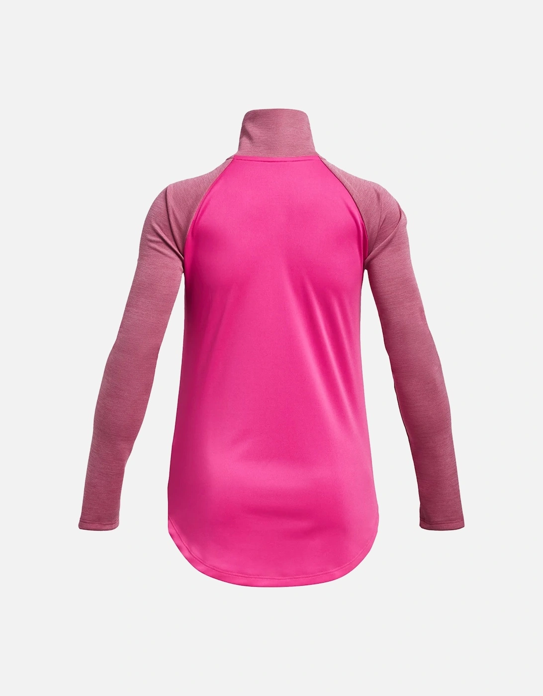 Youth Girls Tech Graphic Half Zip Sweatshirt (Pink)