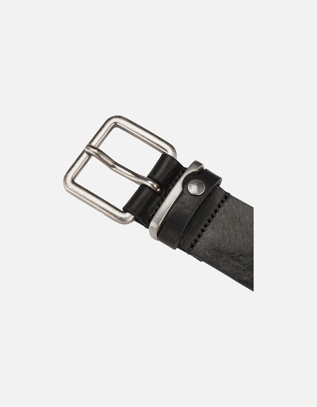 Mens Katchup Leather Belt (Black)