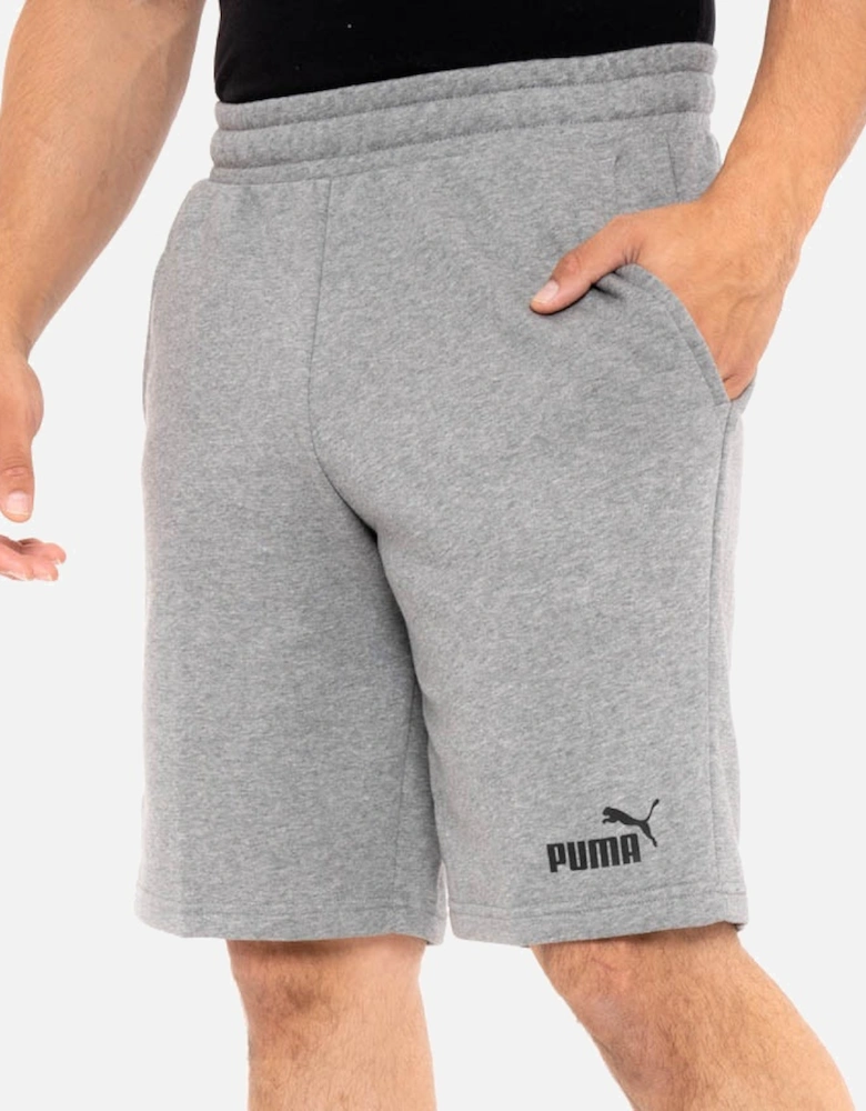 Mens Essential 10" Fleece Shorts (Grey)