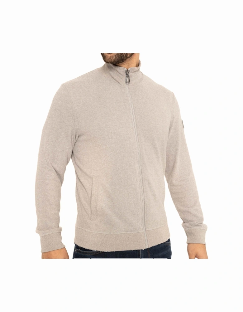 Joop Mens Full Zip Sweatshirt (Silver)