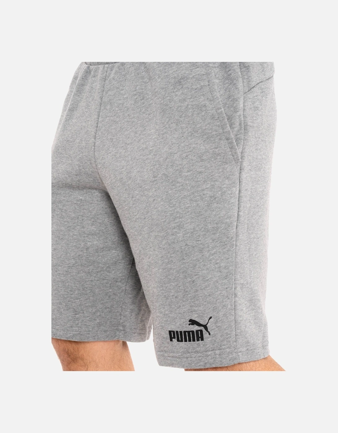 Mens Essential 10" Fleece Shorts (Grey)