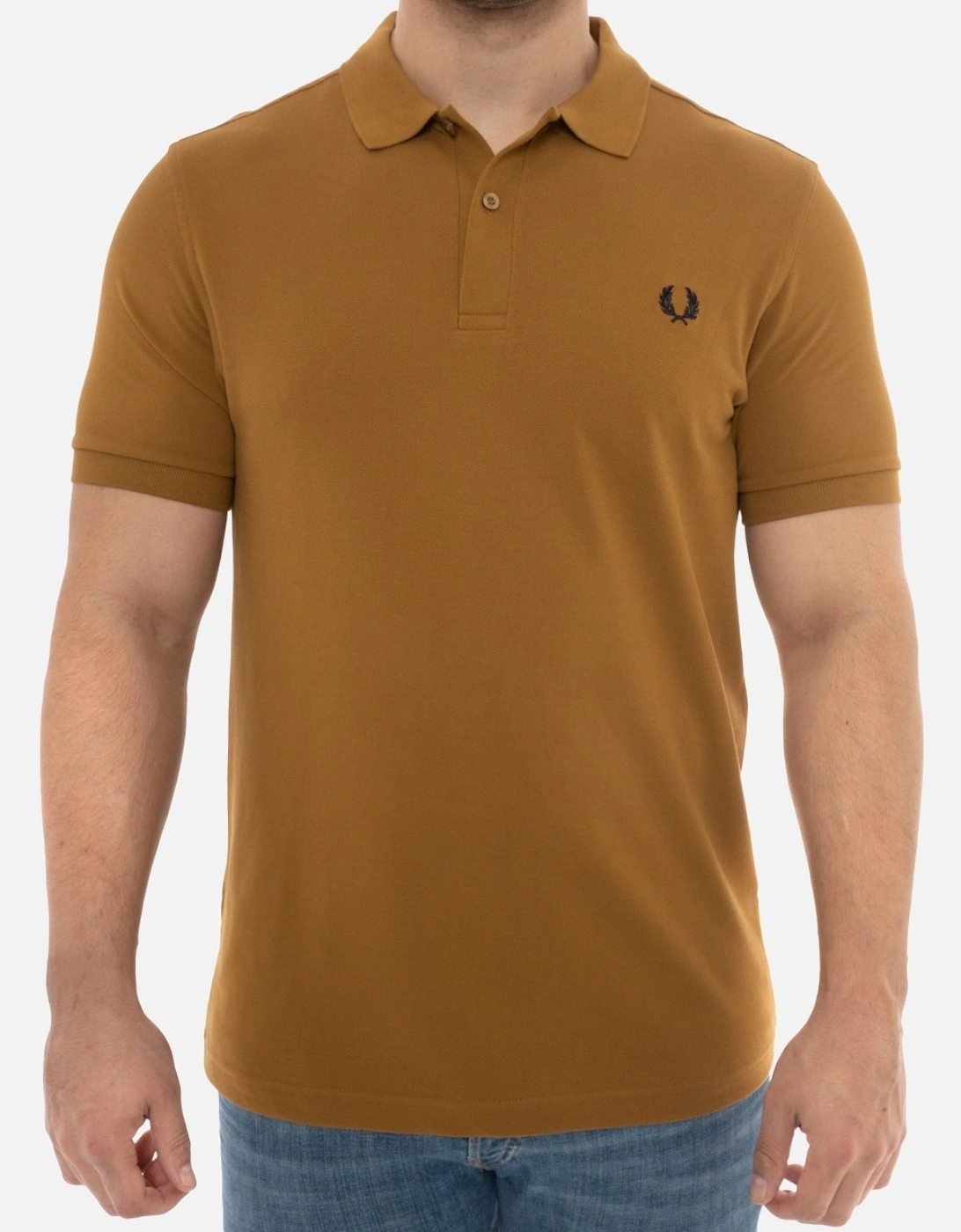 Mens Plain Polo Shirt (Caramel Brown), 7 of 6