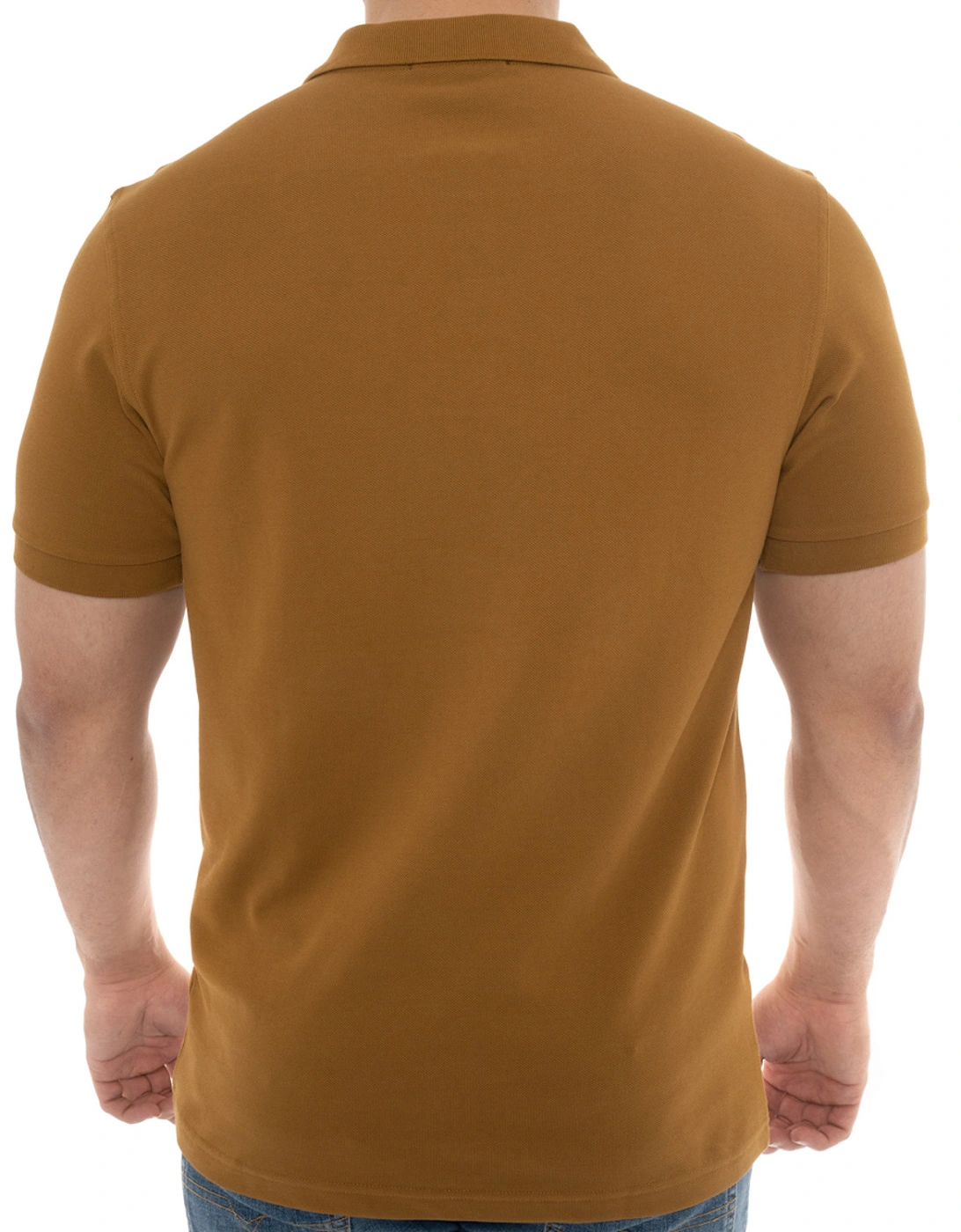 Mens Plain Polo Shirt (Caramel Brown)