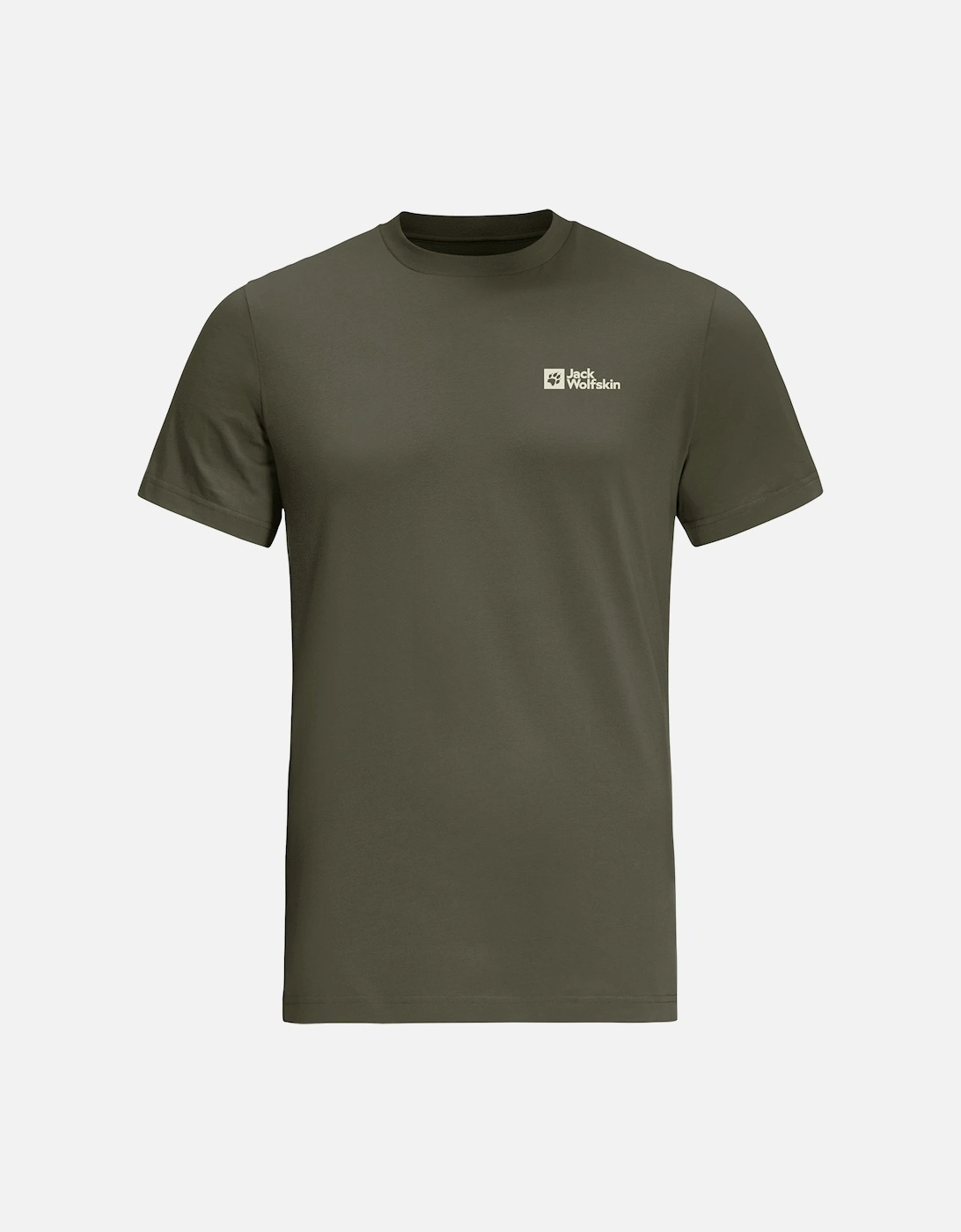 Mens Essential T-Shirt (Moss), 4 of 3
