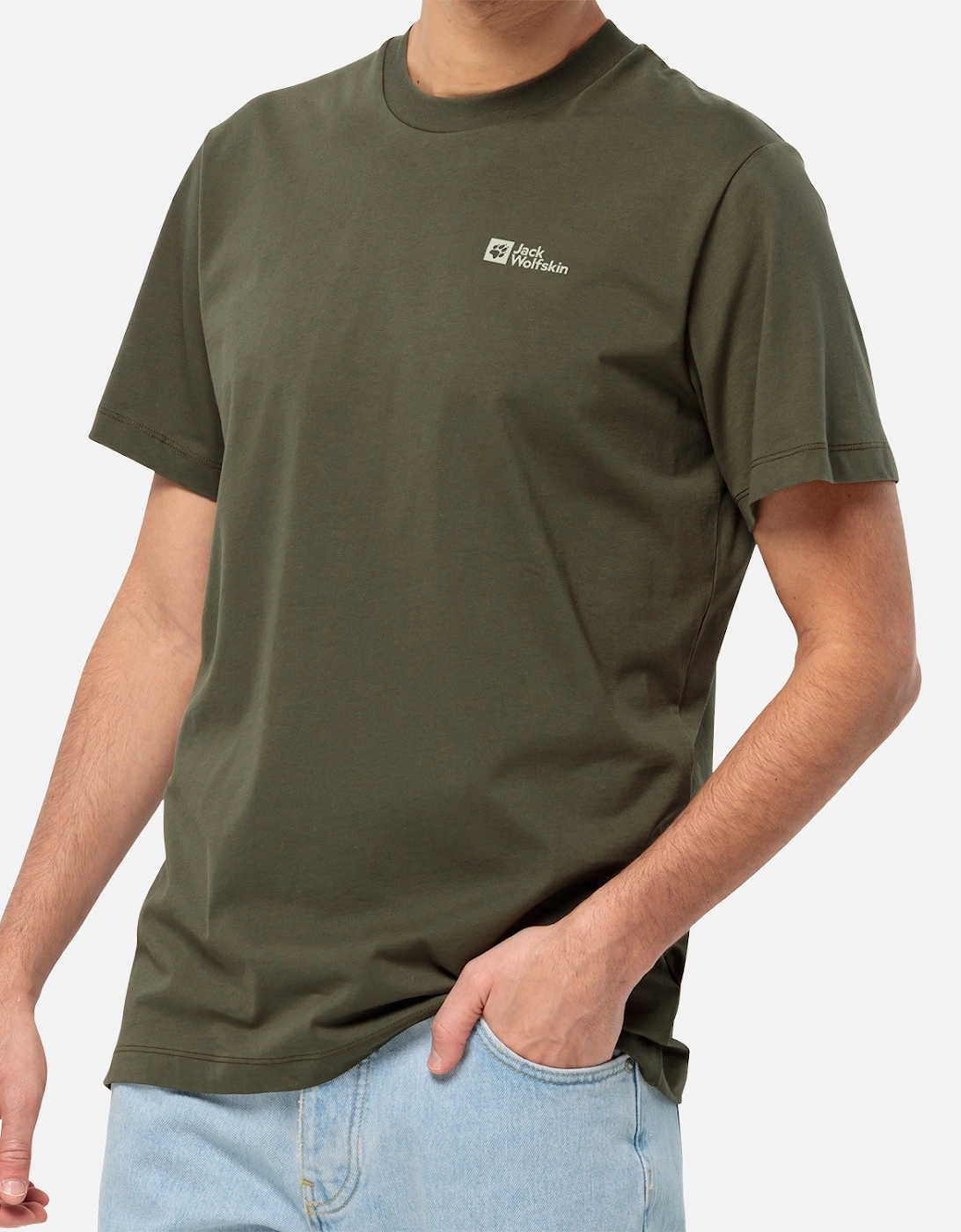 Mens Essential T-Shirt (Moss)