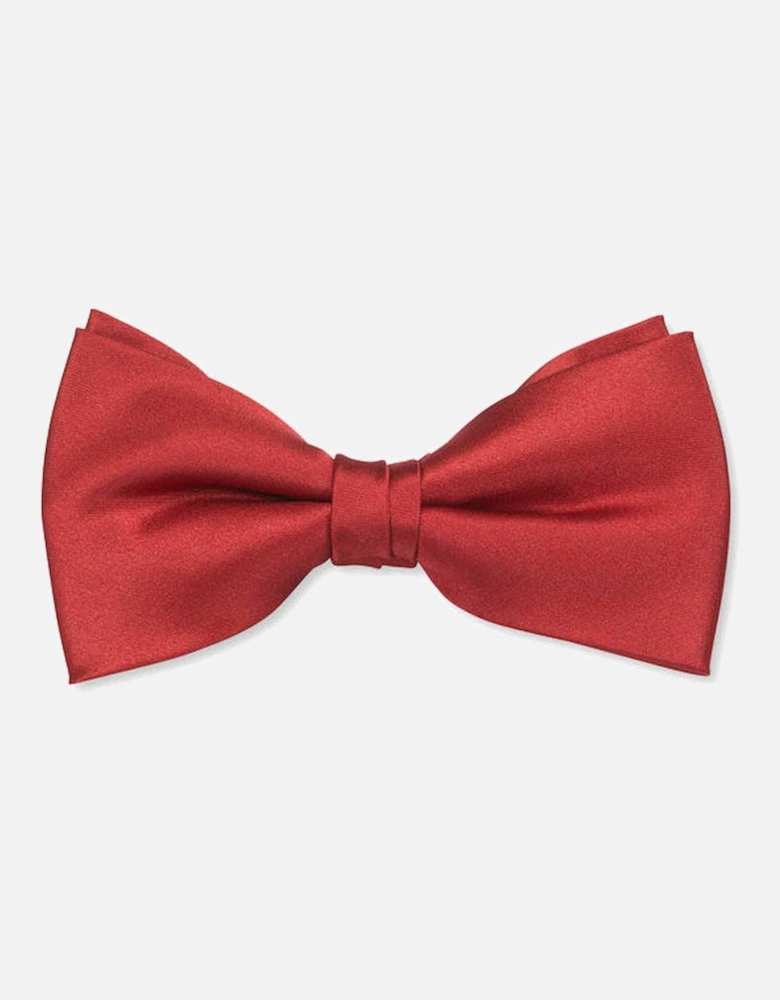 Mens Plain Bow Tie (Red)