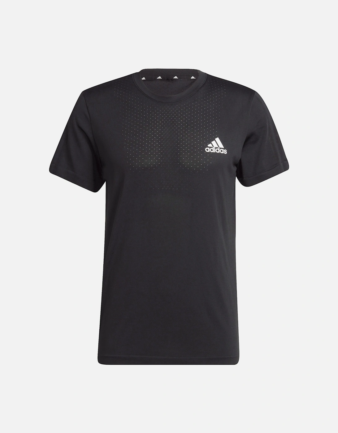 Mens AEROREADY Motion Seamless Sport T-Shirt (Black), 8 of 7
