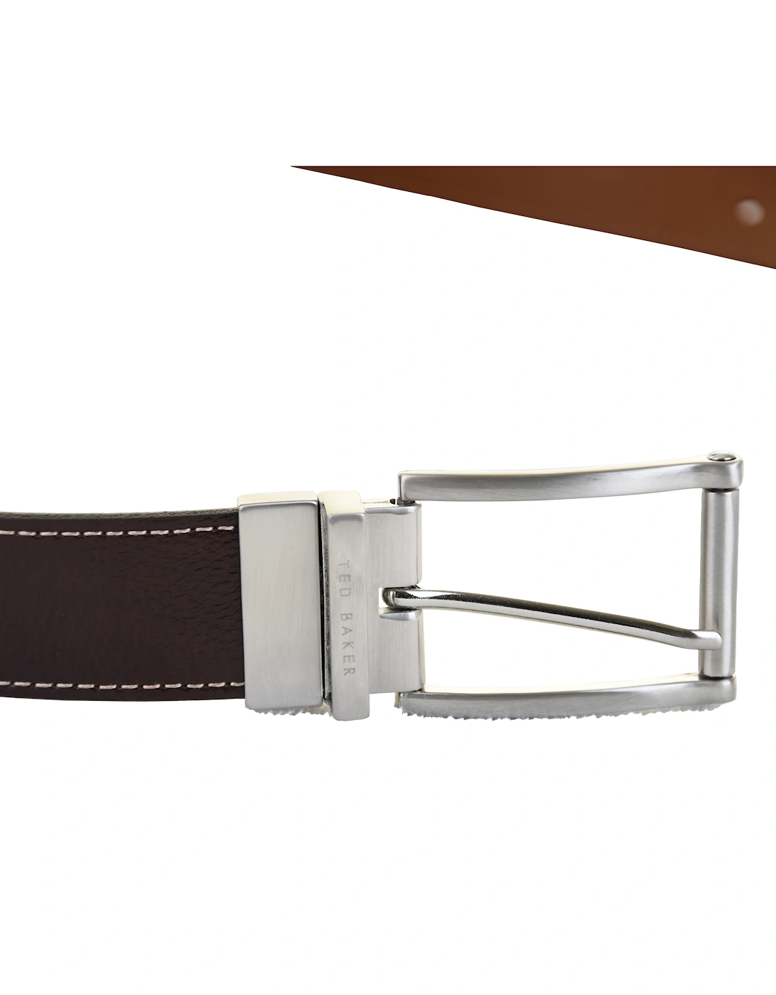 Mens Bream Casual Reversible Belt (Chocolate)