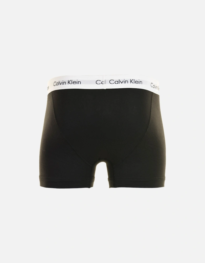 Mens 3 Pack Boxer Short Trunks (Black)