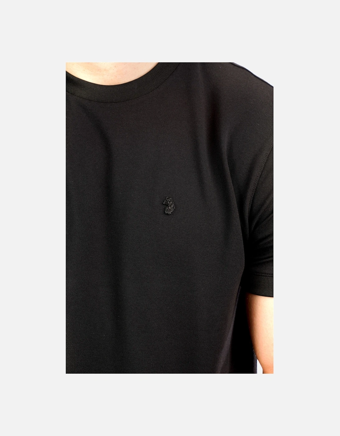Luke Mens Master Clarke Lion Emblem T-Shirt (Black)